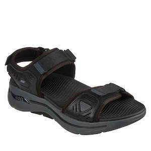 Skechers Mens Go Walk Arch Fit Sandal Black