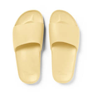 Shoe: Archies Arch Support Slide Lemon