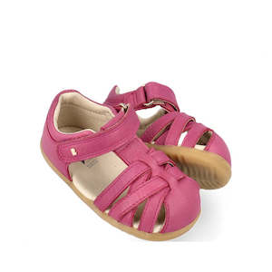 Shoe: Bobux Step Ups Cross Jump Mauve Haze 731116 Closed Toe Sandal