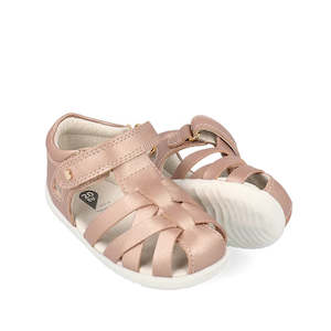 Shoe: Bobux Step Up Tropicana II Rose Gold Sandal 732318 Quick Dry