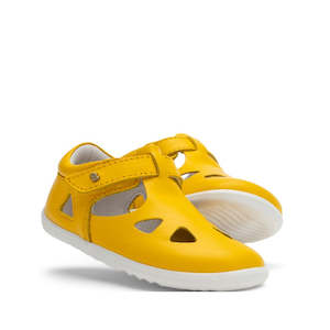 Bobux Step Up Zap II Yellow Closed Toe Sandal CLEARANCE LAST ONE