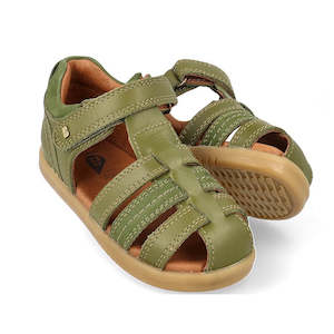 Bobux IWalk Roam Sandal Sea Kelp Green Closed Toe 626028