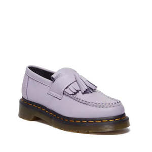 Dr Martens Adrian Lavender Frost Virginia Leather Tassel Loafer