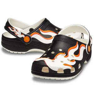 Crocs Kids - Youths Classic Clog K Glow Flames Sandals