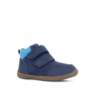 Shoe: Clarks Kids Max Leather Boot Navy