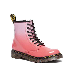 Shoe: Dr Martens Kids - 1460 Junior Pink Glitter Ombre Gradient