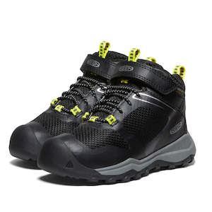 Shoe: Keen Childs Wanduro Mid Waterproof Boot Black (sizes 11- 13)