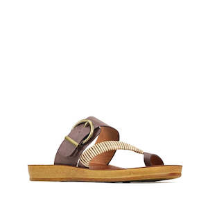 Shoe: Los Carbos Bria Mocha Brown Light Flexible Sandal Jandal