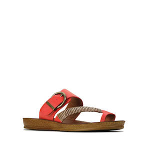 Shoe: Los Cabos Bria Burnt Orange Light Flexible Sandal Jandal