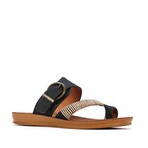 Shoe: Los Carbos Bria Black Light Flexible Sandal Jandal