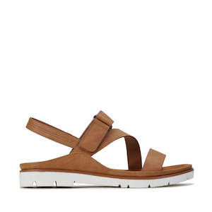 Los Cabos Ashli Sandal With Back Strap Brandy Tan