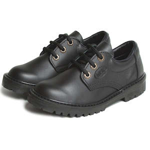 Shoe: McKinlays Delta Junior School Shoe Black leather for kids