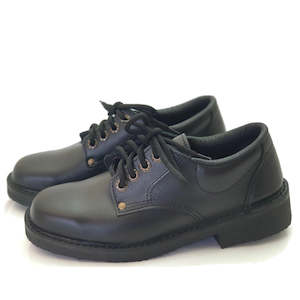 McKinlays Black Lace Up School Shoe Jill