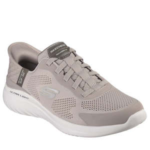 Skechers Mens Slip Ins Bounder 2.0 Emerged Taupe