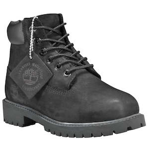 Shoe: Timberland Kids Black Icon Youth Boots 6 inch Premium Waterproof Boots US youth 13-3