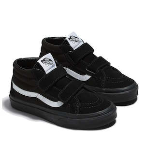 Shoe: Vans Kids Sk8 Mid Reissue Boot Classic Black/Black