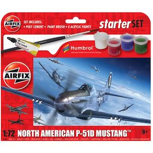 Airfix - North American  P-51D Mustang Starter Set