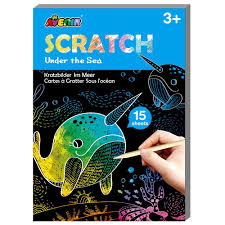 Art & Craft: Avenir Mini scratch Book - Under The Sea