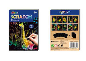 Arts and Crafts: Avenir |Small Scratch Book of Dinosaurs