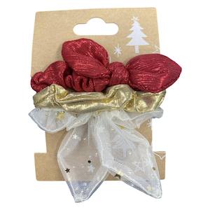 Christmas Scrunchies -3pack