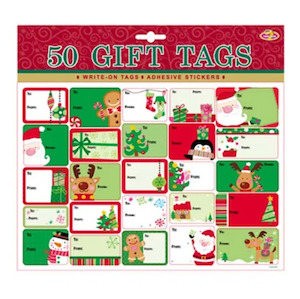 Xmas Gift Tags 50pc