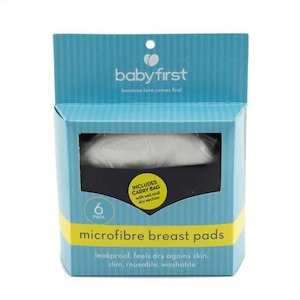 Maternity Nursing Accessories: Microfibre Waterproof Breast Pads in Carry Bag