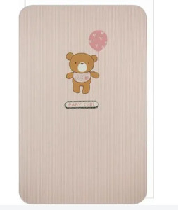 Couture Baby Girl| Bear Deluxe Baby Card Rrp $5.99