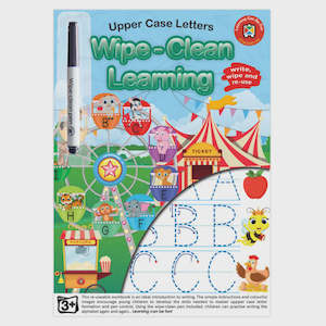 Educational: Wipe-Clean Learning | Upper Case Letters