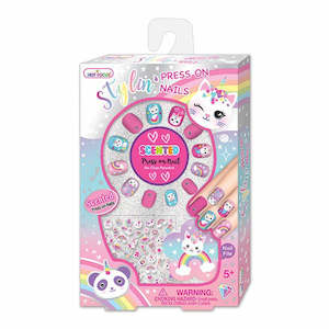 Girls Toys: Hot Focus Stylin' Press On Nails Cat