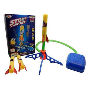 Boys Toys: Flying Air-Powered Stomp Rocket