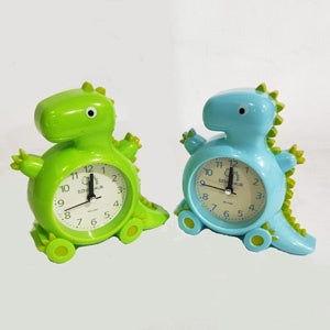 Childrens Lights Sleep Clocks Watches: Dinosaur Children's Quartz Alarm Clock 15.5cm