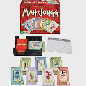 Games: Mah Jongg Card Game Gold Standard Edition