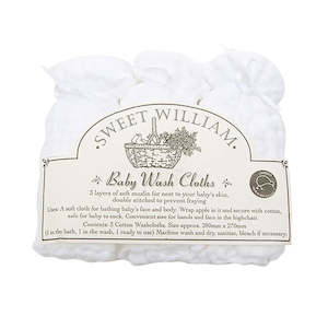 Sweet William Washcloths 3pkt