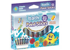 Bath: Little Brian - Bath Paint Sticks 6pk