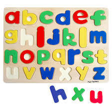 Puzzles: Fun Factory | Wooden - Alphabet lower case