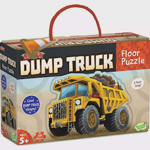 Peaceable Kingdom | Floor Puzzle Dump Truck 49 Pieces