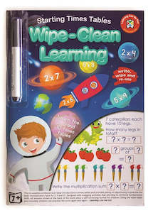 Wipe-Clean Learning Starting Times Tables