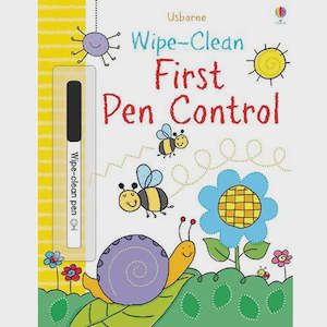 Usborne Wipe Clean First Pen Control