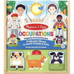 Educational: Melissa & Doug Magnetic Dress-Up Playset Occupations