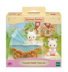 Sylvanian Families Chocolate Rabbit Twins Set 5432