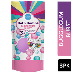 Bath Bombs Bubblegum Burst 3pk 3x50g