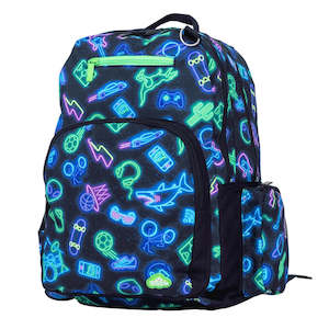 Spencil | Big Kids Backpack - Neon Life