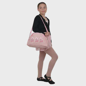 Bags Pencil Cases Homework Bags: Dance Bag Shoe Print - Pink