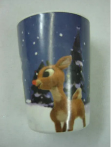 MELAMINE CUP-  CHRISTMAS SANTA/ REINDEER