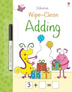 Educational: Usborne Wipe Clean Adding