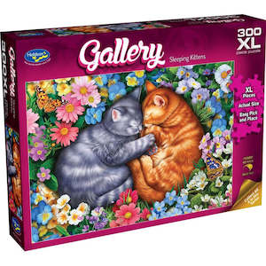 Puzzles: Holdson Puzzle - Gallery Series 10, 300pc XL (Sleeping Kittens)