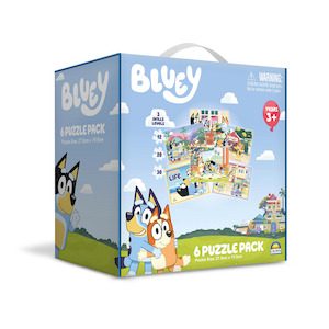 Puzzles: Bluey 6 Puzzle Pack