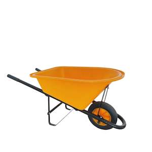 Gardening: Lil Sprouts Plastic Wheelbarrow-Orange