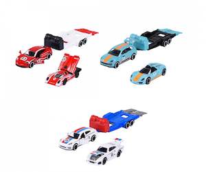 Boys: Majorette | Porsche Race Trailer Assorted