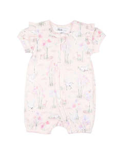 Bebe | Florence Print Zip Romper